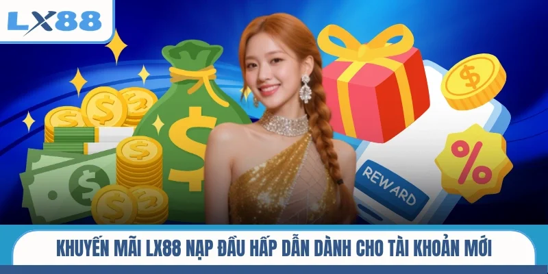 Khuyến mãi LX88 nạp đầu hấp dẫn dành cho tài khoản mới