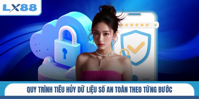 Quy trình tiêu hủy dữ liệu số an toàn theo từng bước
