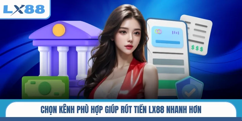 Chọn kênh phù hợp giúp rút tiền LX88 nhanh hơn